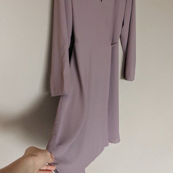Aritzia Babaton Optima Dress in Shadow Mauve Size L - Picture 9 of 14